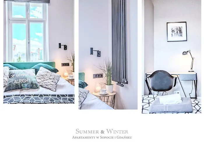 Family Luxury Wonder Heaven Apartment, 50m M Cassino Street, First - 3 Bedrooms&studio, Second - 2 Bedrooms&studio, Private Parking W Cenie, Summerwinter Brand * ソポト