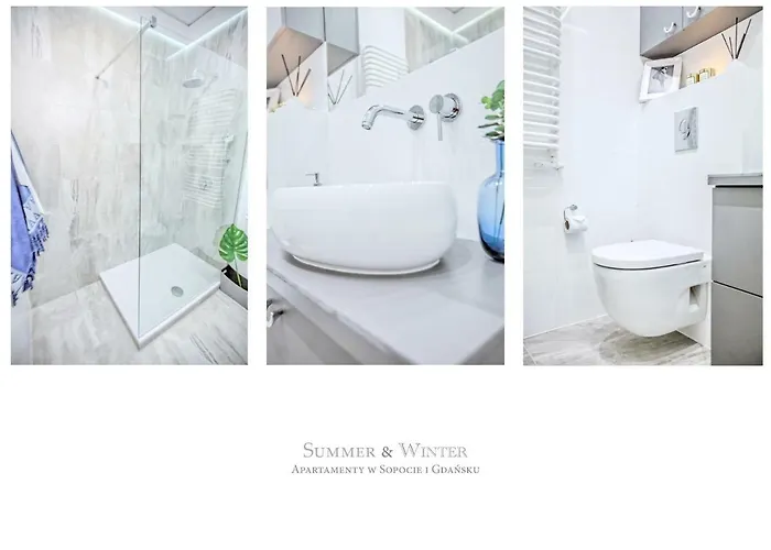 Family Luxury Wonder Heaven Apartment, 50m M Cassino Street, First - 3 Bedrooms&studio, Second - 2 Bedrooms&studio, Private Parking W Cenie, Summerwinter Brand Appartamento Sopot