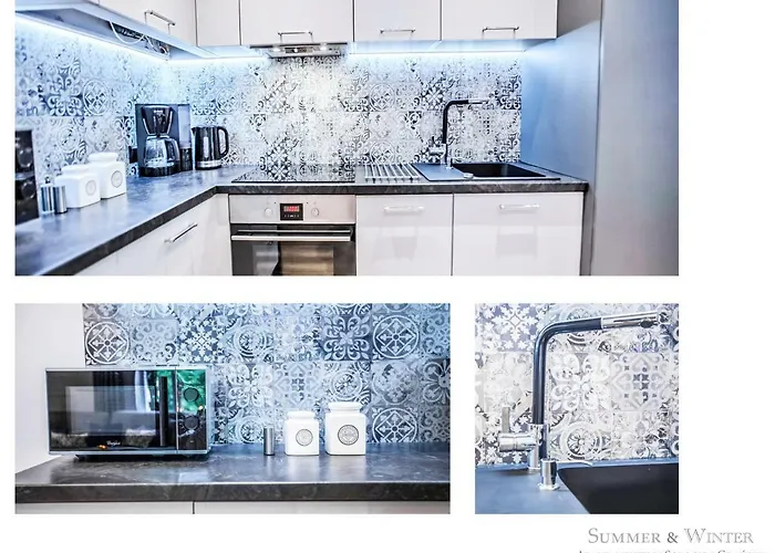 Family Luxury Wonder Heaven Apartment, 50m M Cassino Street, First - 3 Bedrooms&studio, Second - 2 Bedrooms&studio, Private Parking W Cenie, Summerwinter Brand Appartamento